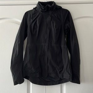 lululemon athletica Black Lightweight Hooded Running Jacket
